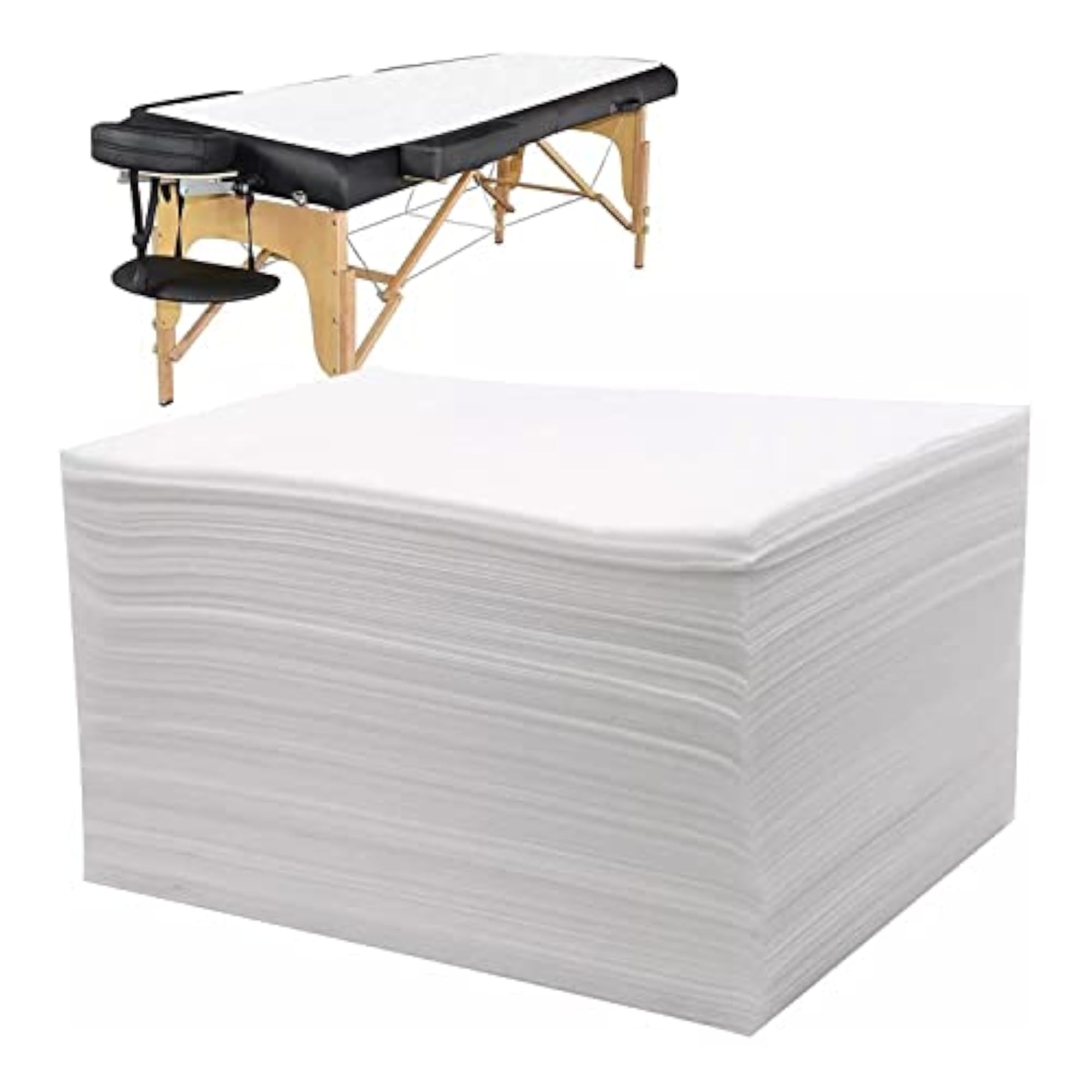 Disposable Bedsheet for Salon and Travel, 20 pcs, Nonwoven Fabric